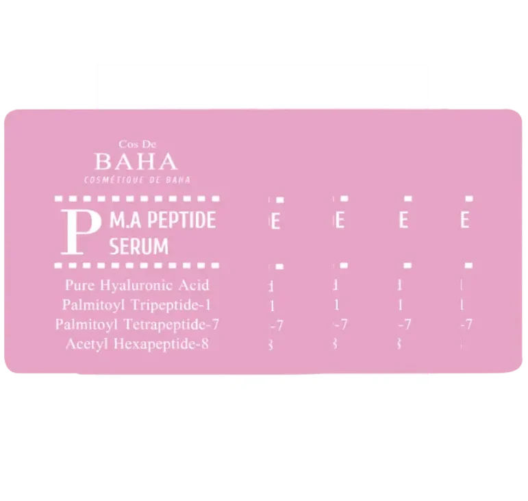 سرم پپتید ضد چروک COS DE BAHA مدل P.M.A نسخه سمپل