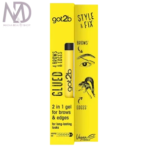 تصویر ژل ابرو و لبه موی Got2B Glued for Brows & Edges 2 in 1 Wand Eyebrow Gel – حجم ۱۶ میلی‌لیتر