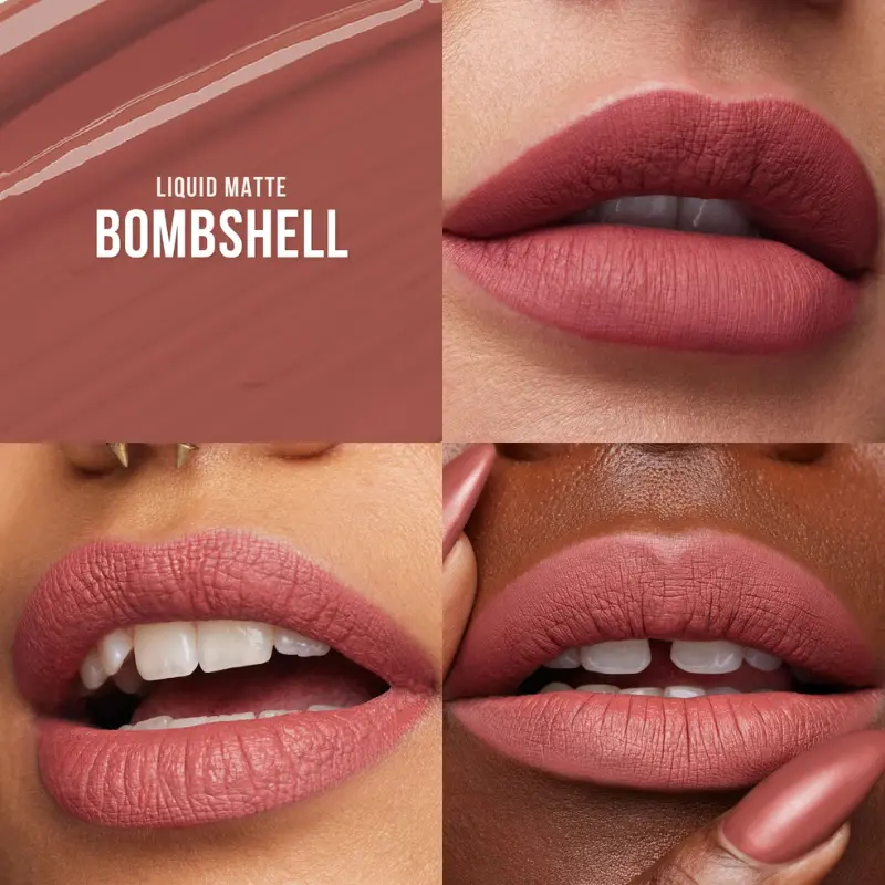 رژ لب مایع هدا بیوتی Bombshell سایز مینی ۱٫۹ میل