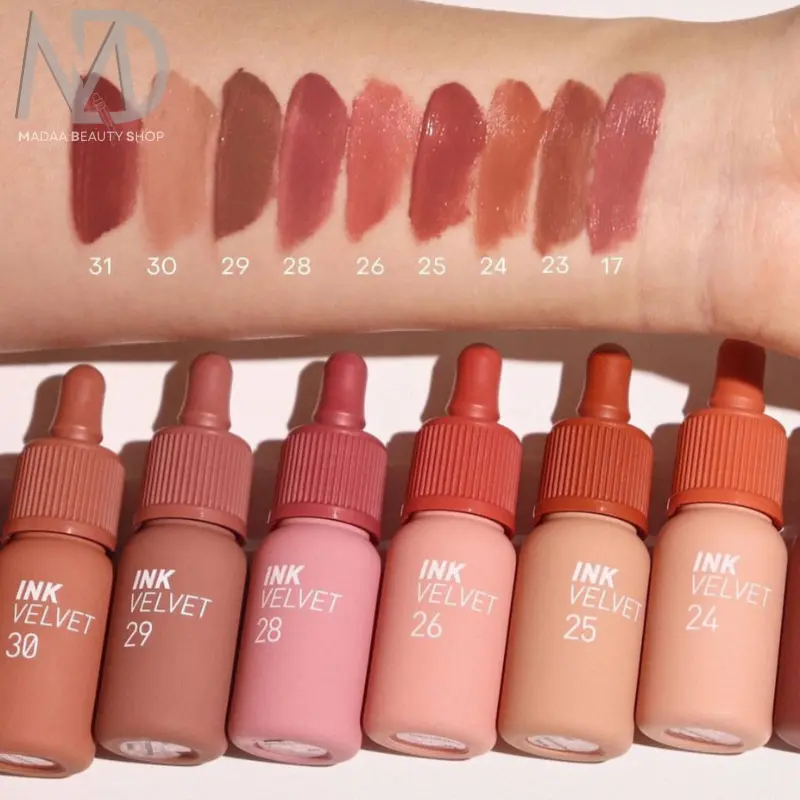 تینت لب پریپرا Peripera Ink Velvet Lip Tint – رنگ ماندگار، بافت سبک و جلوه مخملی - Image 2