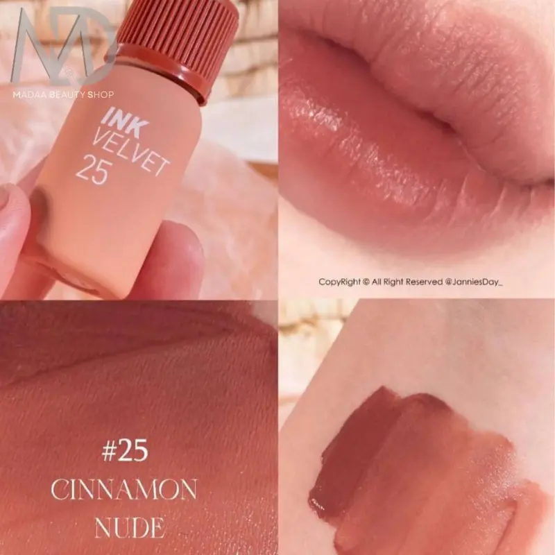تینت لب پریپرا Peripera Ink Velvet Lip Tint – رنگ ماندگار، بافت سبک و جلوه مخملی - Image 3