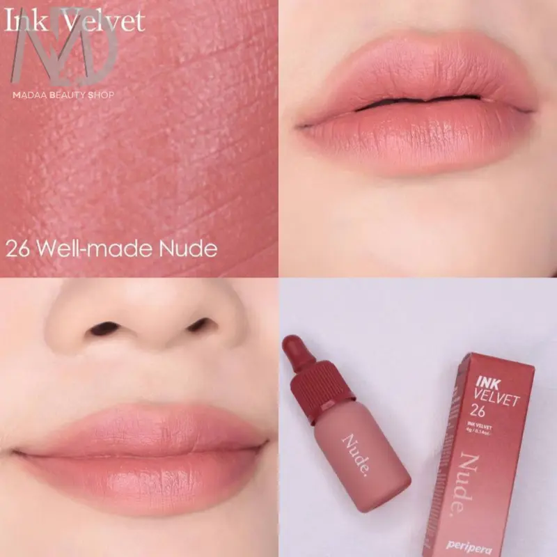 تینت لب پریپرا Peripera Ink Velvet Lip Tint – رنگ ماندگار، بافت سبک و جلوه مخملی - Image 6