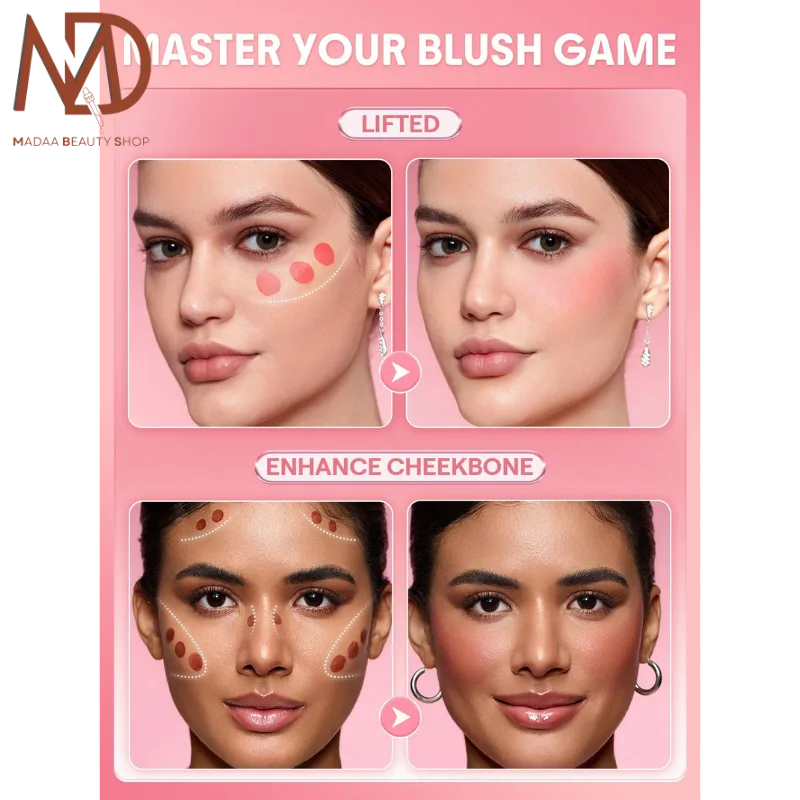 رژگونه مایع شیگلم Rose Ritual 03