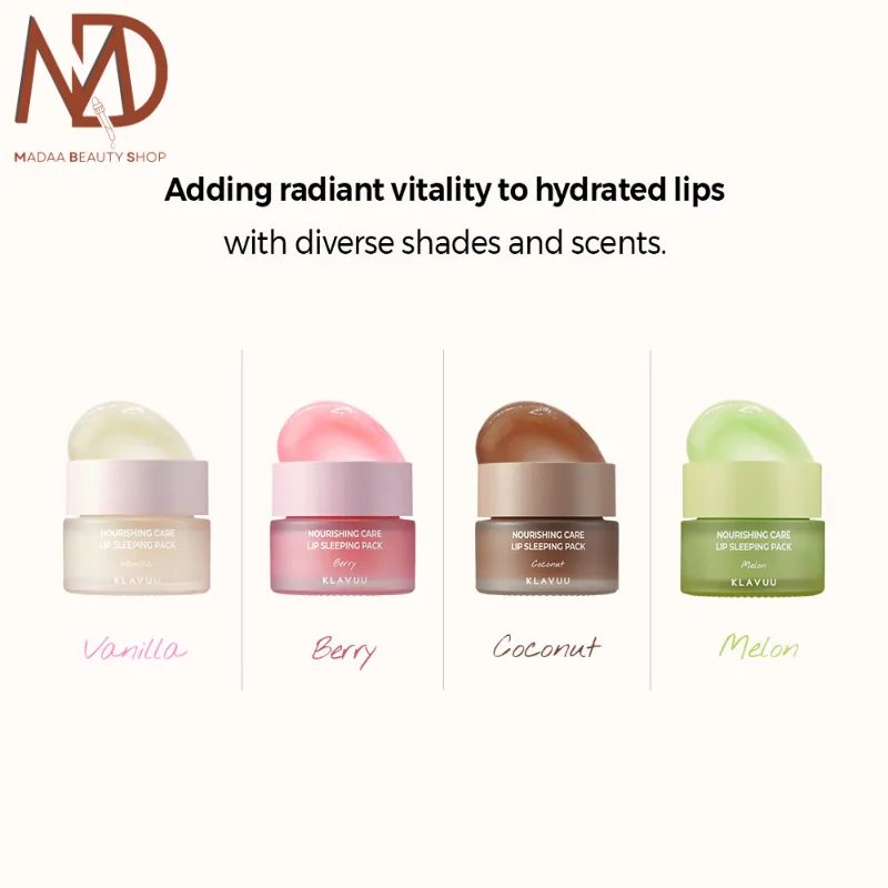بستهبندی ماسک لب کلاوو Nourishing Care Lip Sleeping Pack Vanilla