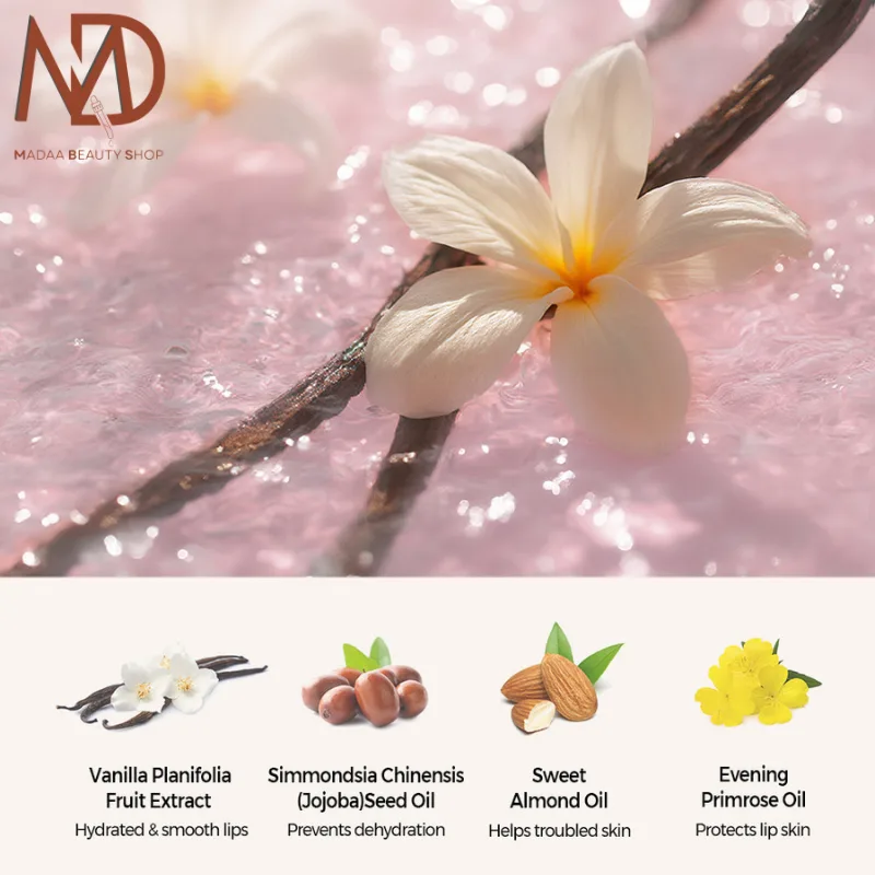 ماسک لب کره ای کلاوو وانیلی برای لب خشک